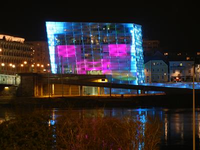 The Ars Electronica Center in Linz/Upper Austria